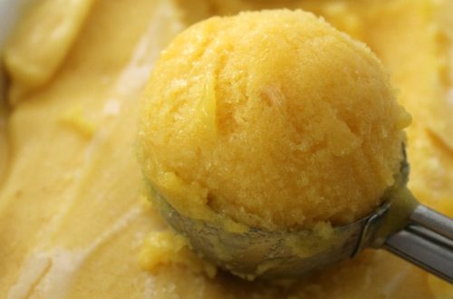 recette sorbet mangue passion