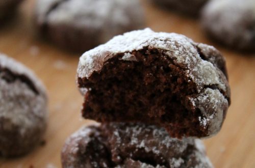 recette des crinkles au chocolat"
