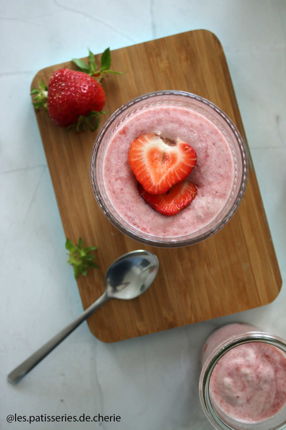 recette mousse de fraise