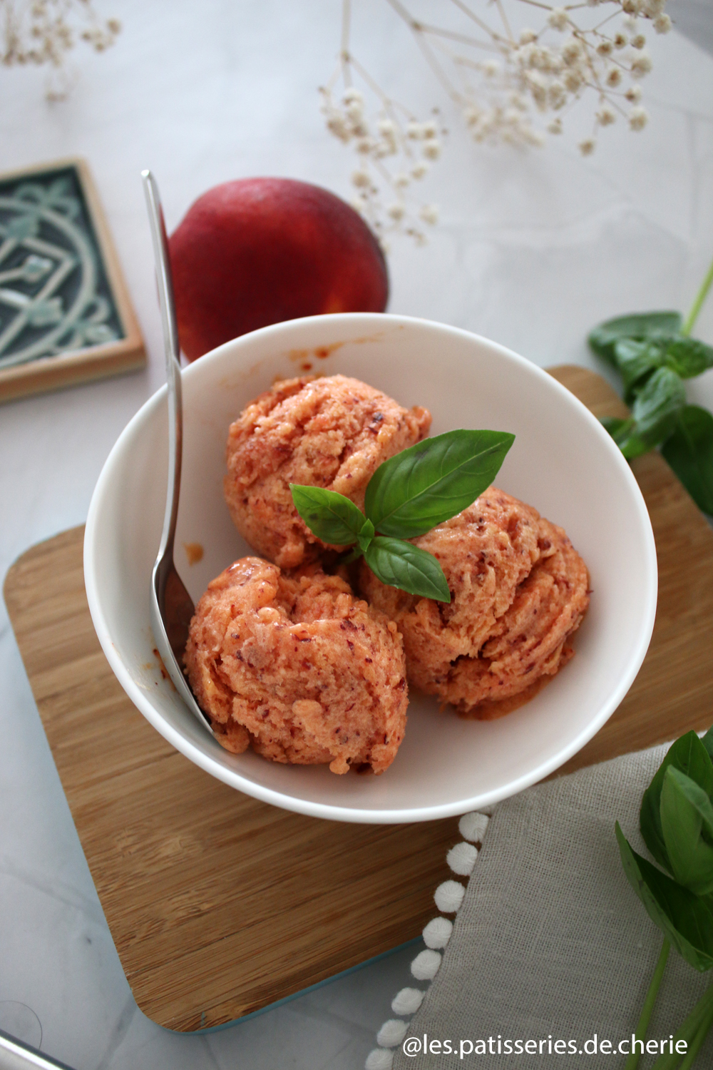 sorbet nectarines