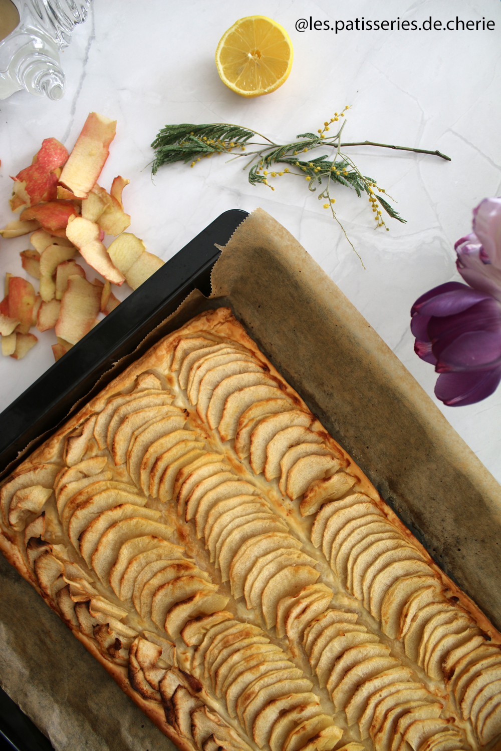 recette tarte fine pommes